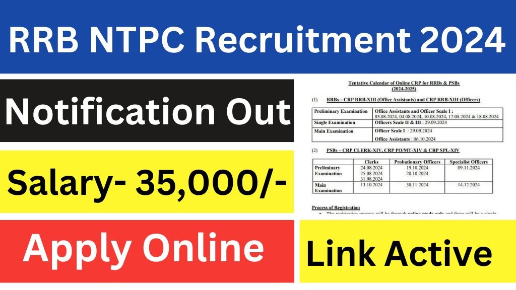 RRB NTPC Recruitment 2024