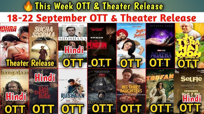 OTT releases new movies september