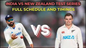 New Zealand vs India Test Series 2024