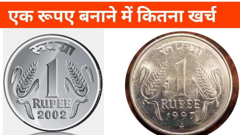 ek rupee coin ka manufacturing cost